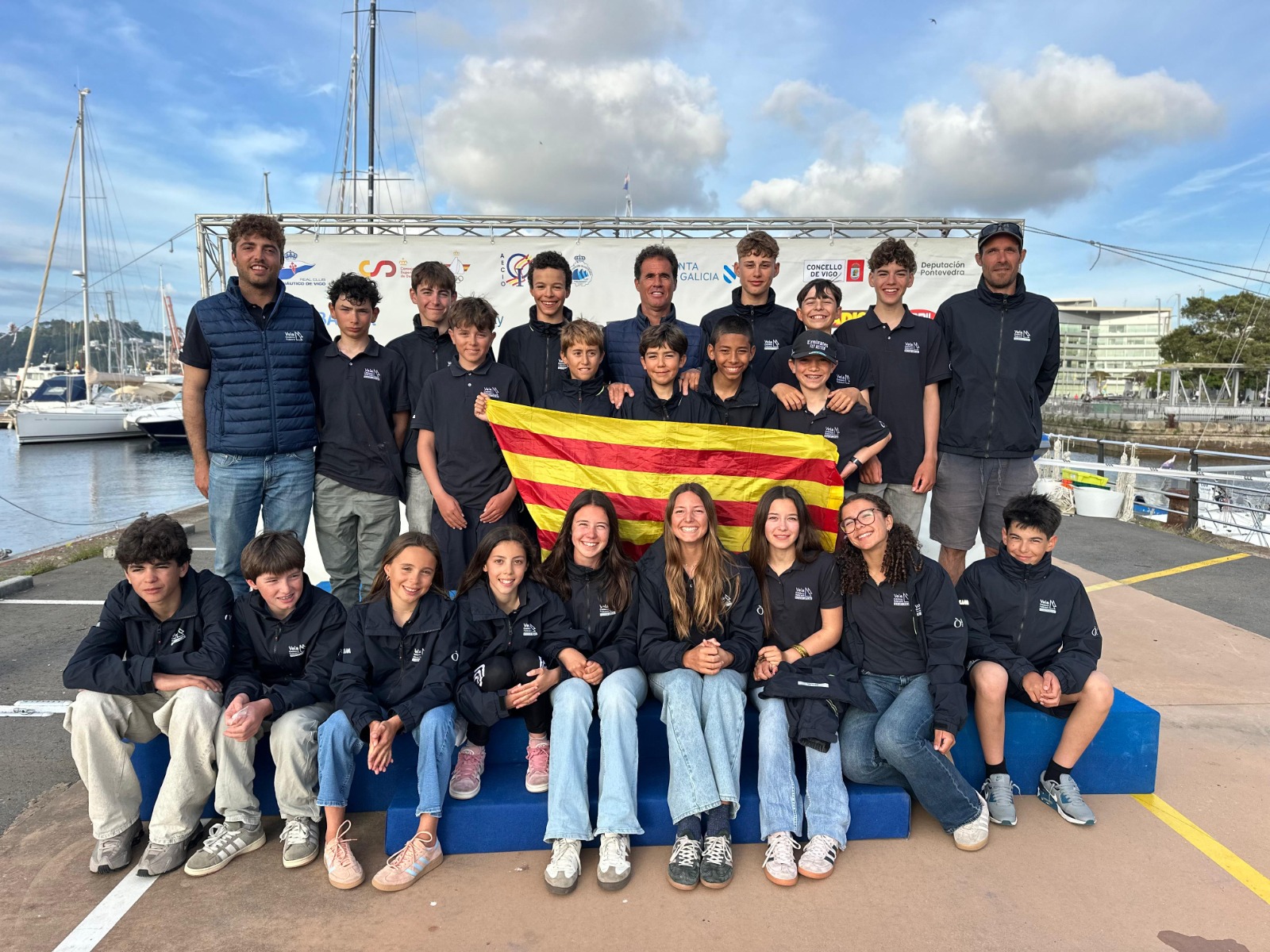Selección catalana en la Copa de España de Vigo.